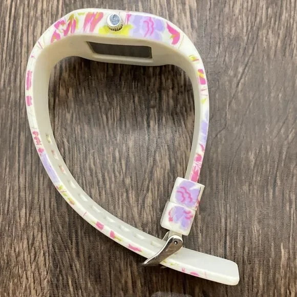 Origset Women’s White Flora Watch Silicone Band Square Case 50M Working - Picture 4 of 7